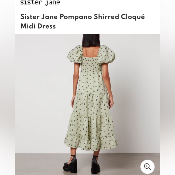 Sister Jane Pompano Midi Dress Size Medium - Picture 5 of 11